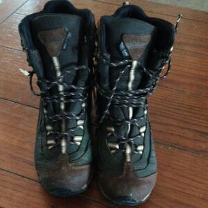 Asolo Men's Green and Brown Hiking Boots